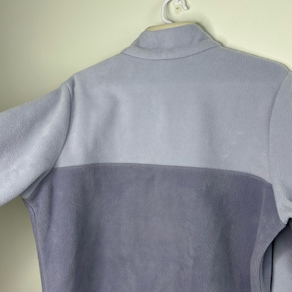 Columbia Fleece Quarter Button Up Lilac Purple Pullover Sweater Women Size XL - Picture 4 of 11